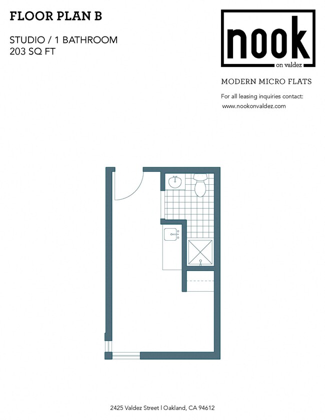 Floorplan - Nook on Valdez