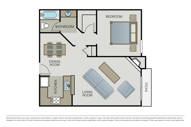 Floorplan - Essex Properties at Miracle Mile