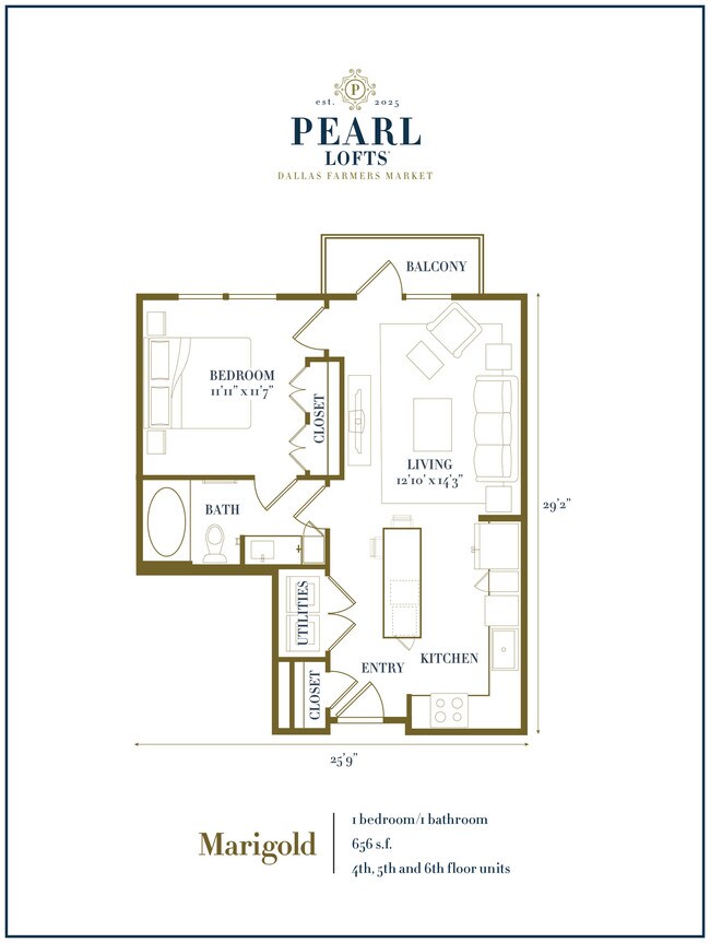 Floorplan - Pearl Lofts