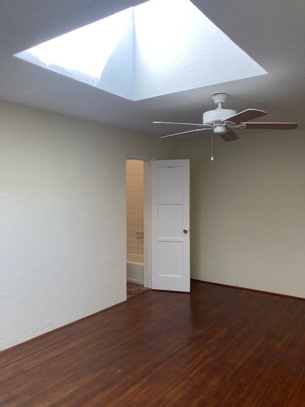 skylight and ceiling fan - 4111 W Olive Ave