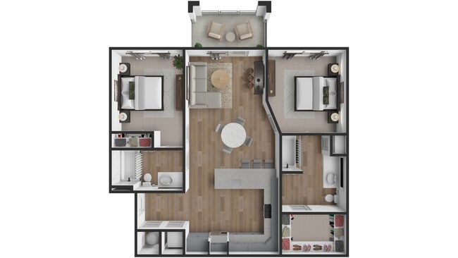 Conquest 2 Bed 2 Bath 99SF - Nexus 485