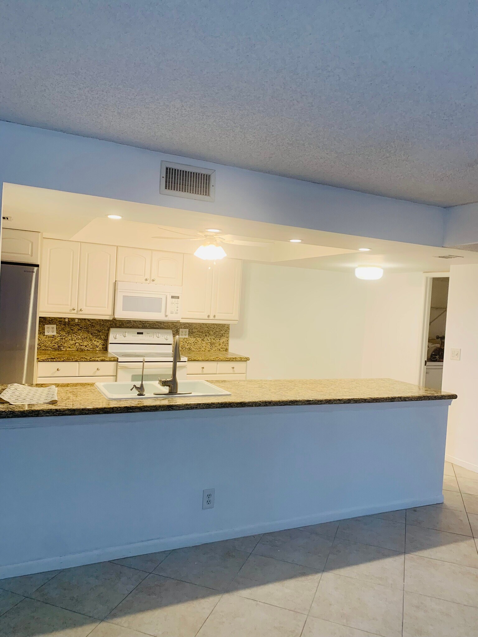 Open kitchen granite counter. - 950 Egret Cir