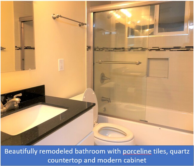 Remodeled bathroom - 442 Webster St