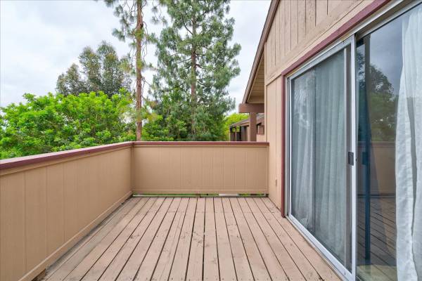 Outside private patio - 6530 College Grove Dr