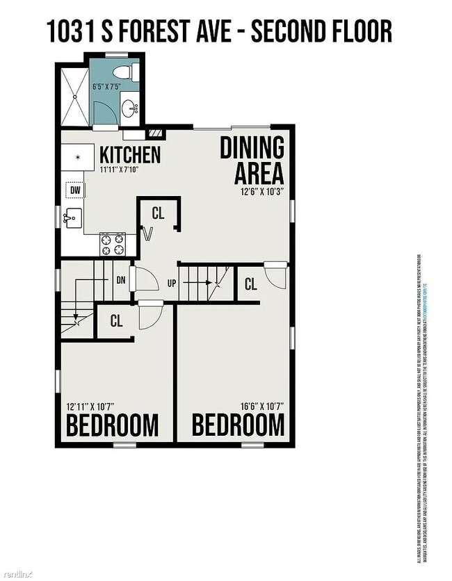 Floorplan - 1031 S Forest Ave
