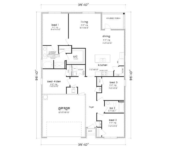 Cali Floor Plan - Stonebrooke