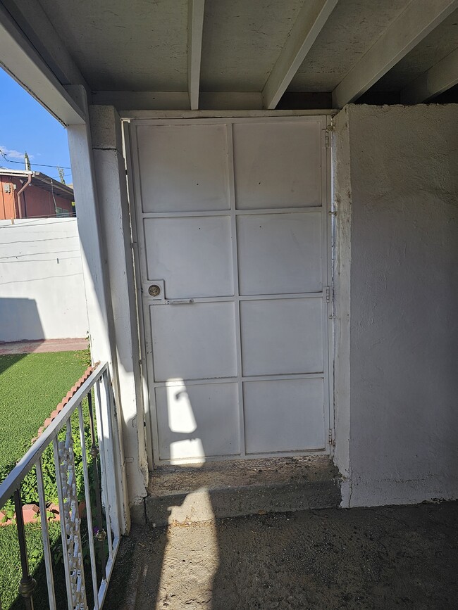 Secure gate to parking spot - 504 Cincinnati Ave