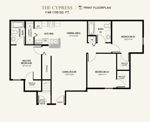 The Cypress - Spring Haven Apartments