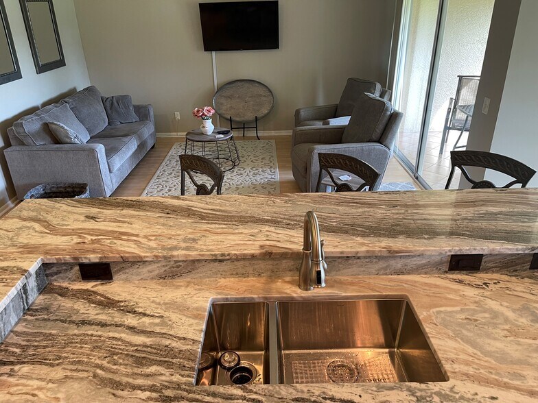 Kitchen with View of Living Room - 21361 Lancaster Run
