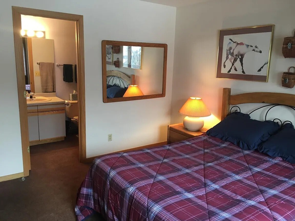 2nd bedroom with ensuite bathroom - 101 Blue Grouse Ln