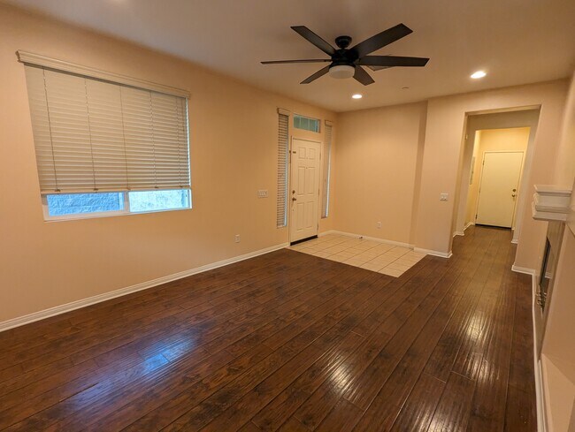 Living room pic 1 with lights - 2911 Esperanza Way