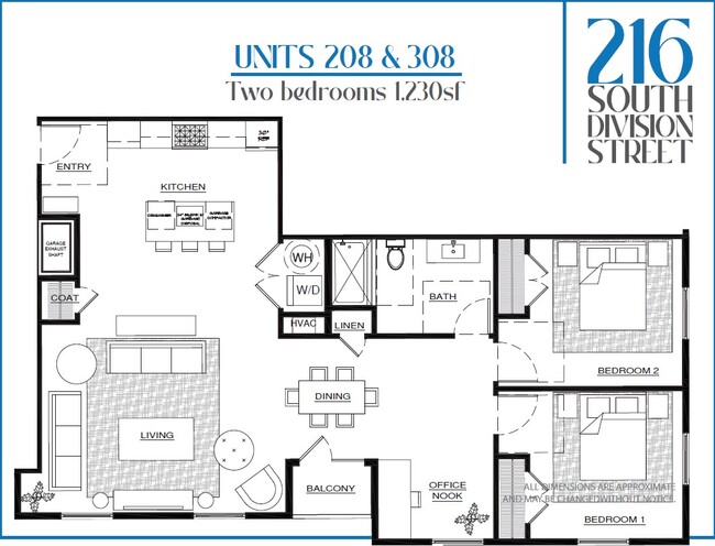 Floorplan - 216 S Division St