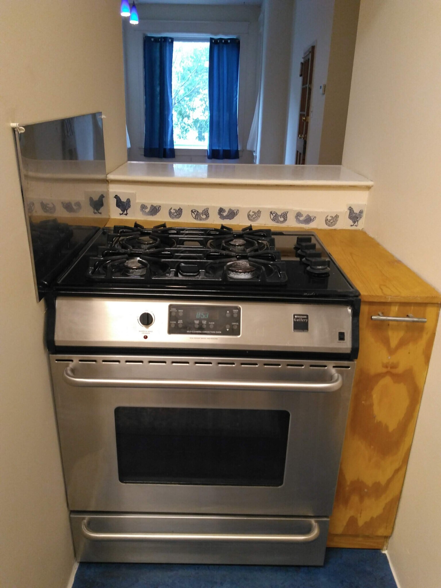 Gas range with convection oven - 1438 Harvard Street, NW