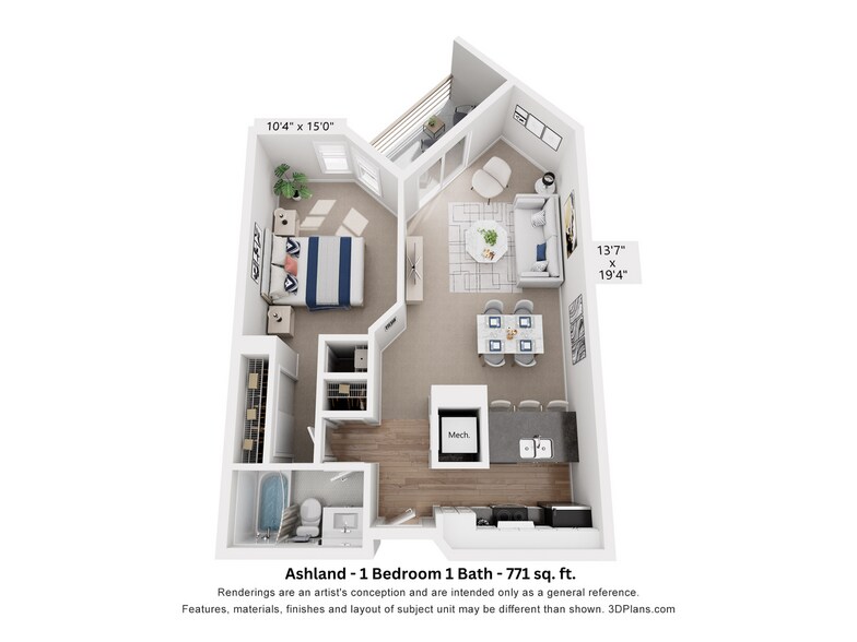 Interior Photo - The Blair Apartments