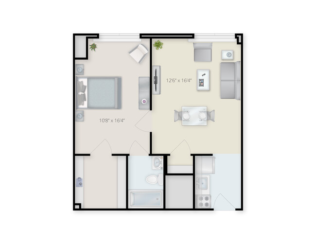 Floorplan - Arborview Tower (62+ Senior Living)