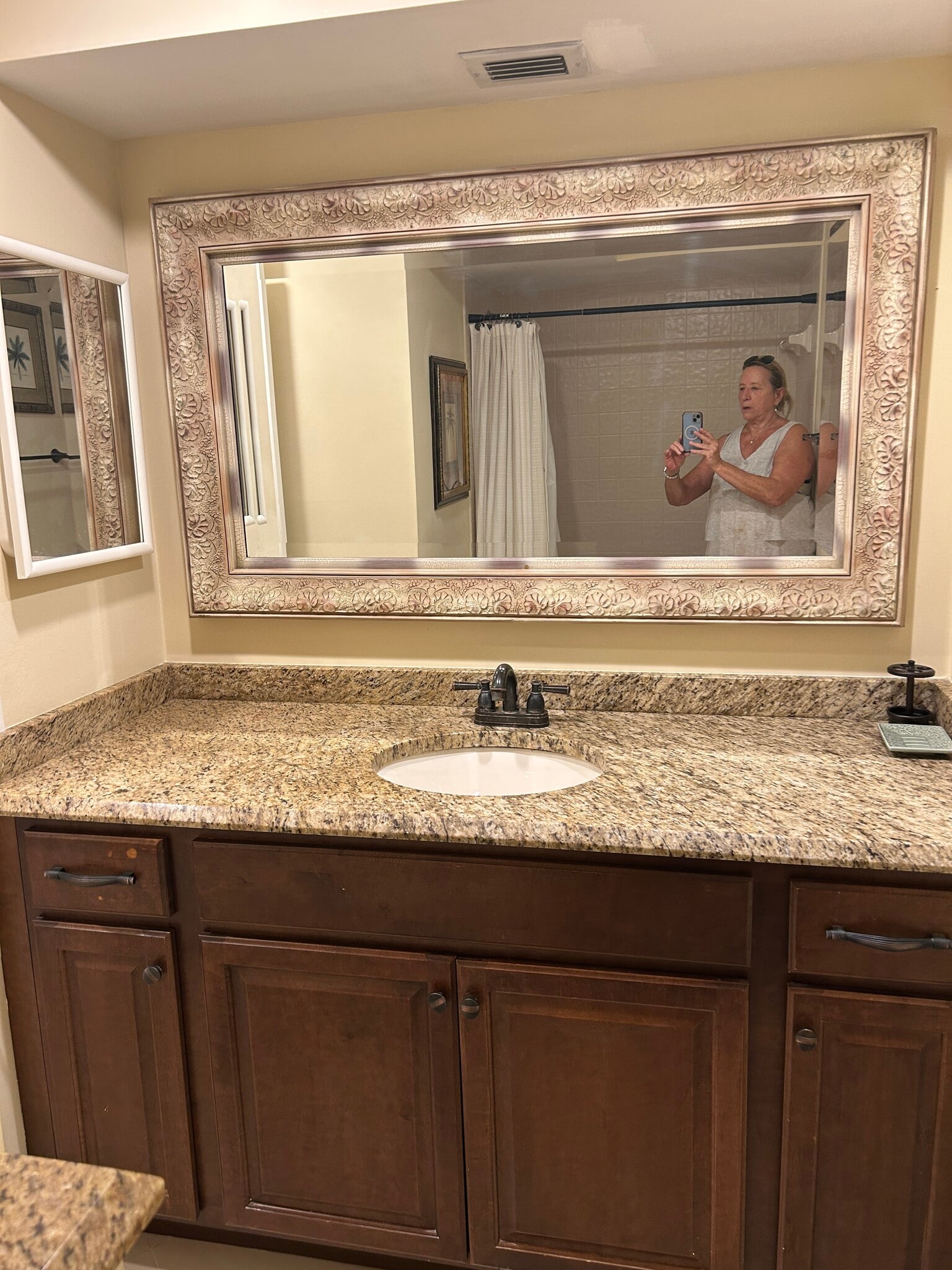 2nd bathroom granite top vanity - 225 Deer Creek Blvd