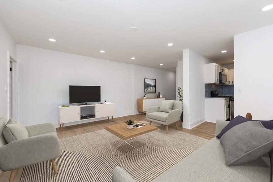 Living Area - Corner Grove Apartments