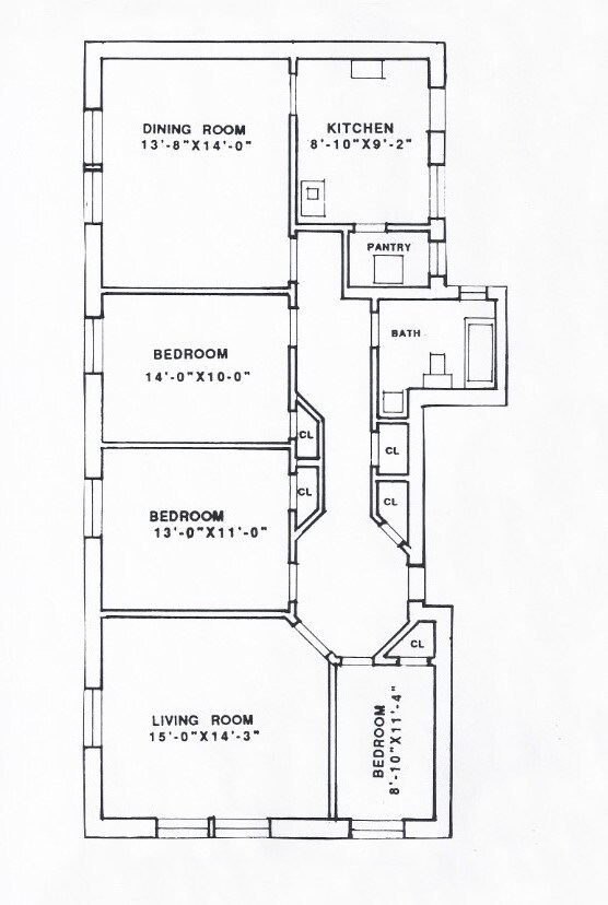 Floorplan - 437-59 W. Belmont Ave.