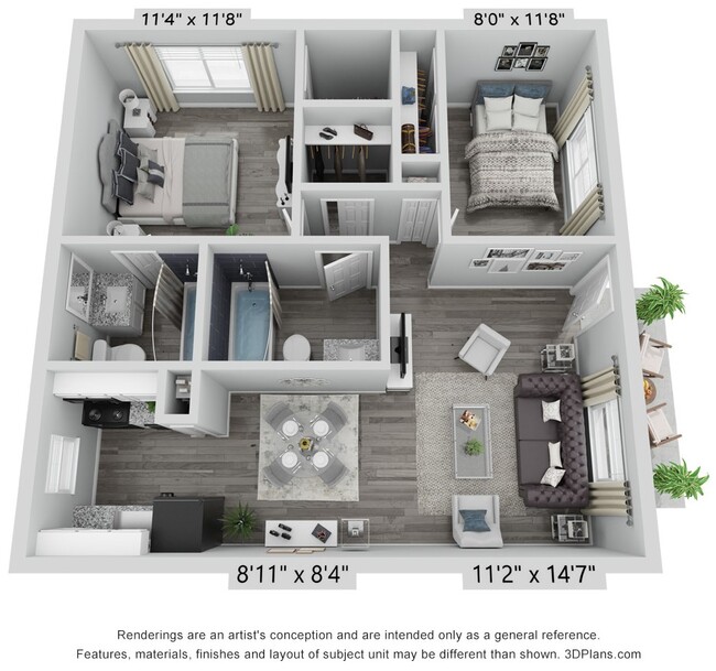 Floorplan - Morgan Place Apartment Homes