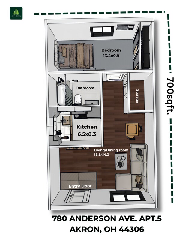Building Photo - A comfortable 1 Bedroom with 1 Bathroom apartment in Anderson Avenue