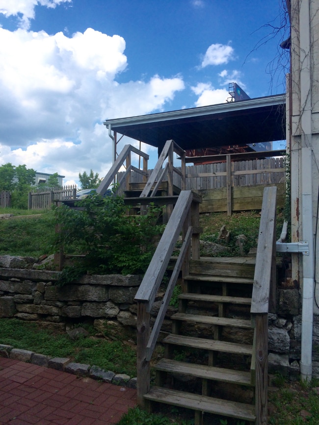 back steps - 109 S Spring St