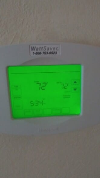 digital thermostat - 1031 Quivera Cir