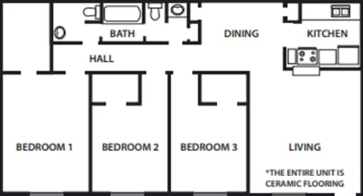 Floorplan - Vista Del Rey Apartments