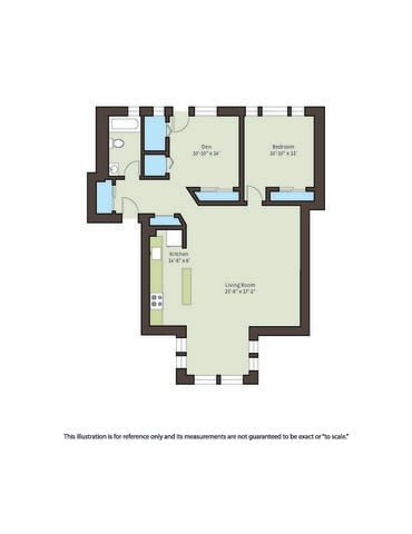 Floorplan - 5400-5408 S. Ingleside Avenue