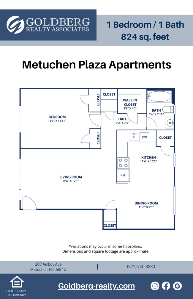 Floorplan - Metuchen Plaza