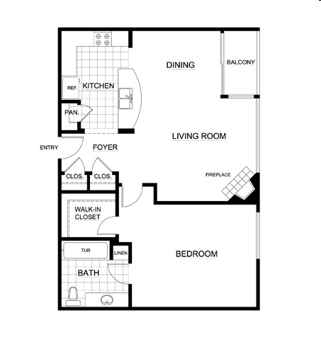 1BR/1BA - Mark Twain