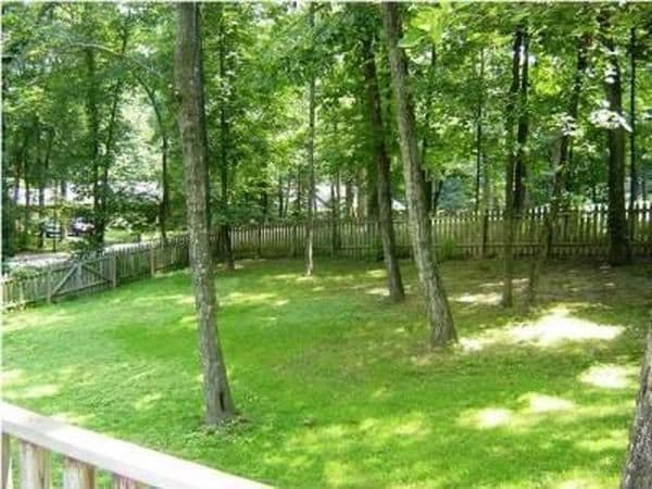 Large fully fenced back yard - 303 Ferncliff Dr