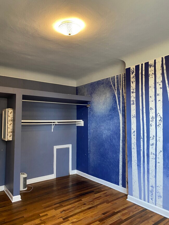 Large closet with loft space above - 5920 Kellogg Ave