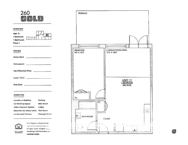 Floorplan - 260 Gold