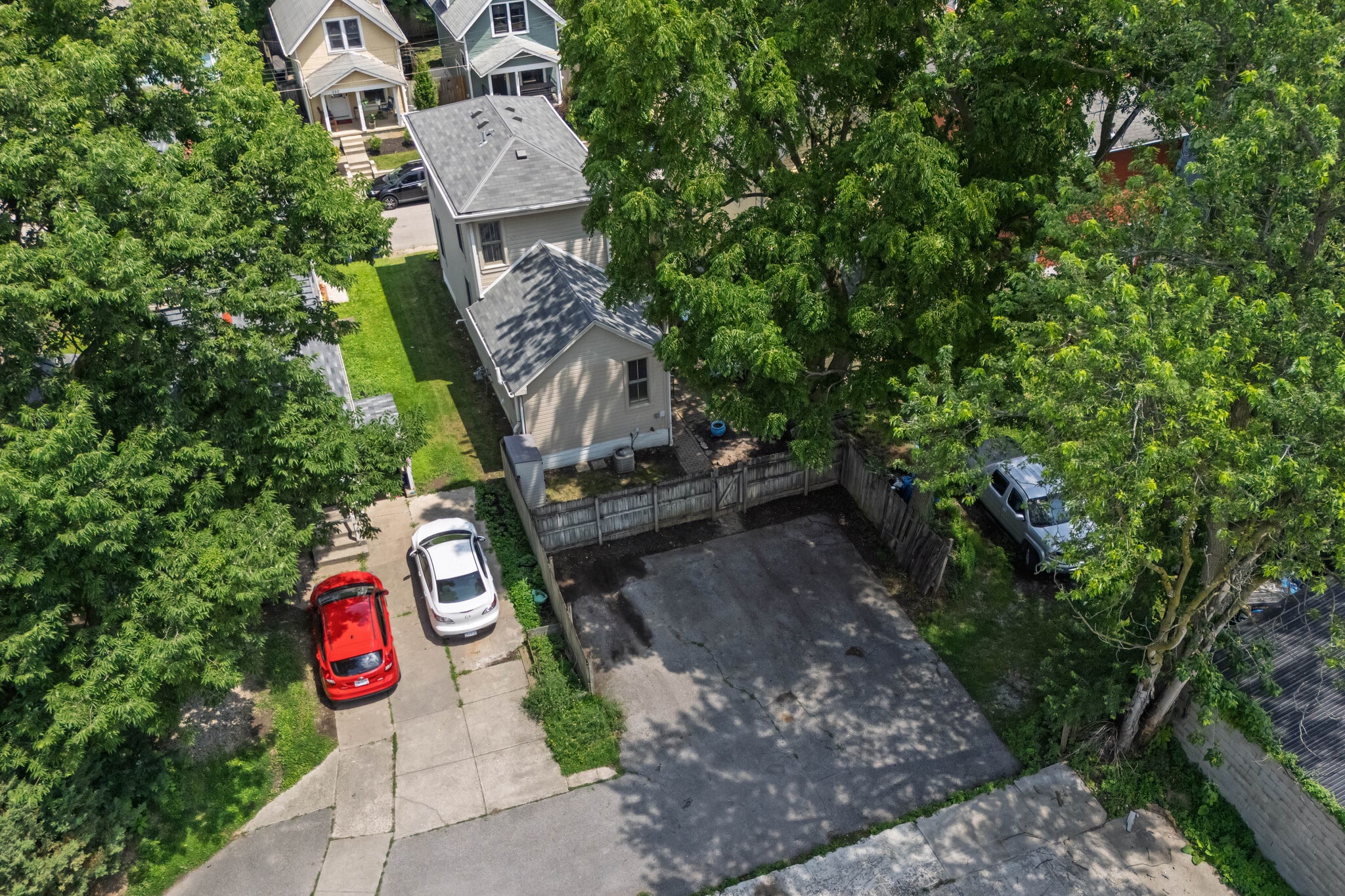 Aerial View of Parking - 251 Detroit Ave