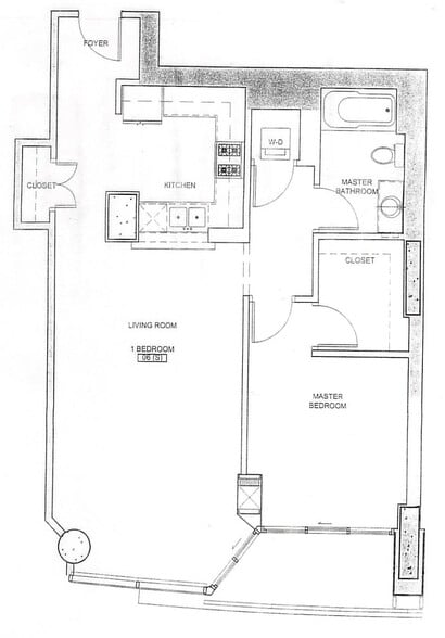 Floor plan - 450 E Waterside Dr
