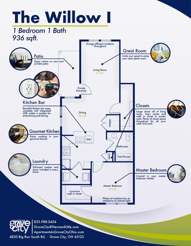 Floorplan - Crossing at Grove City