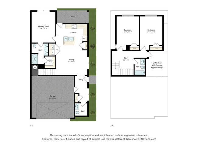 Nutmeg Floor Plan - Covey Homes Dawson Ridge