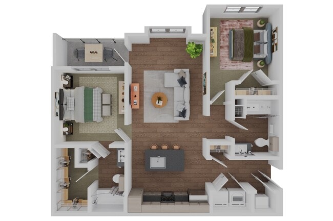 Floorplan - The Garrison Luxury Apartments