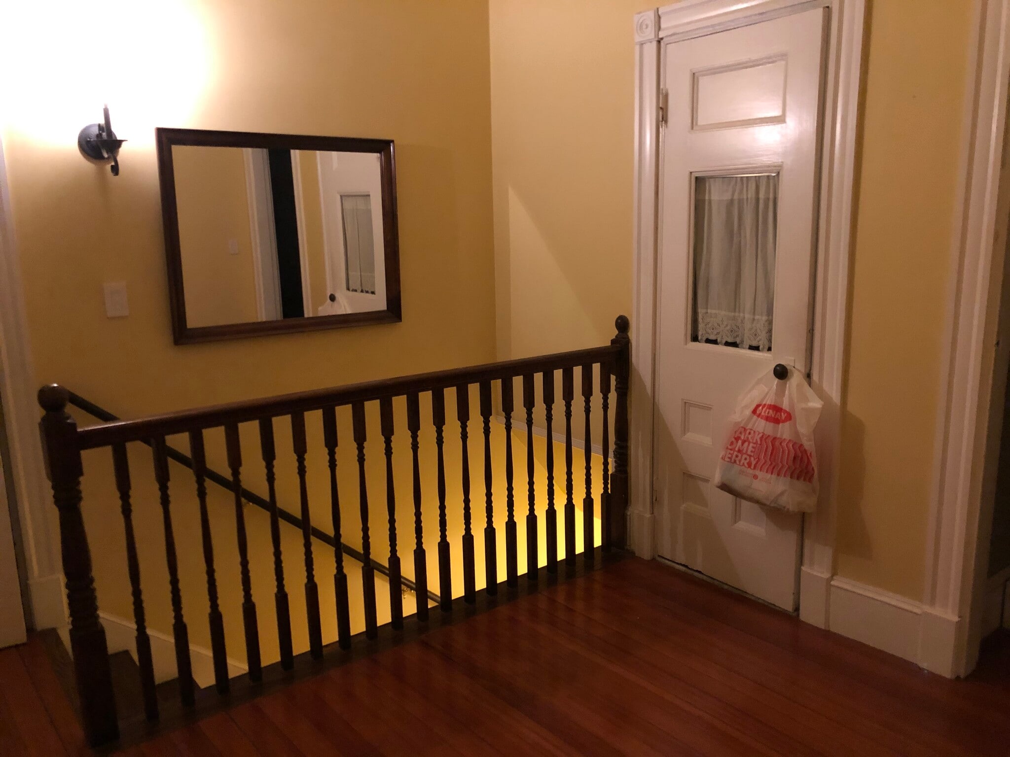 Foyer + Door to Bathroom - 40 Walpole St