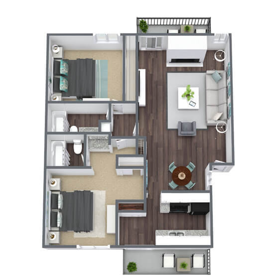 Floorplan - Colonnade at Fletcher Hills