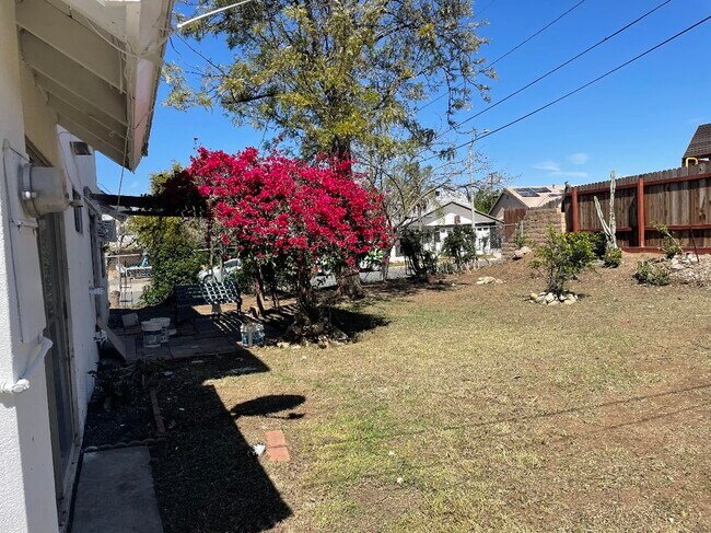back yard showing house - 1649 Sheridan Cir