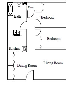 2BR/1BA - Ogemaw Hills Apartments