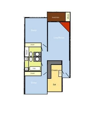 2BR/2BA - Woodcreek Lane Apartments
