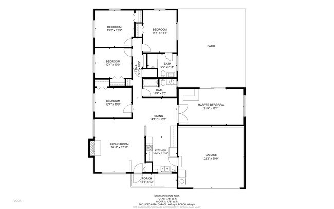 Building Photo - 5BD/2BA, Great Private Yard w/ Fire Pit!