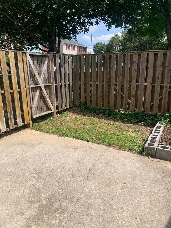 Fenced in backyard - 2410 Ridge Rd