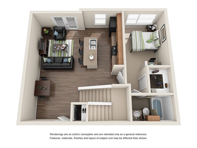 3 bedrooms townhosue 1st floor - The Lex