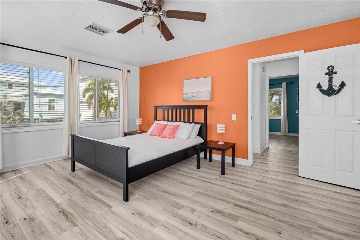 Master bedroom with lots of light that beams in - 13100 Boca Ciega Ave
