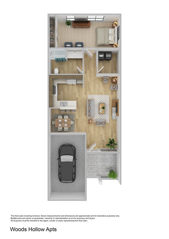 representative 1 BR 1 BA cottage - Woods Hollow