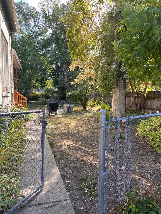fenced front yard - 2455 S 500 E