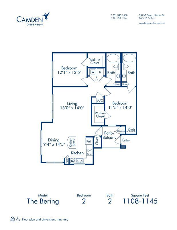 Floorplan - Camden Grand Harbor